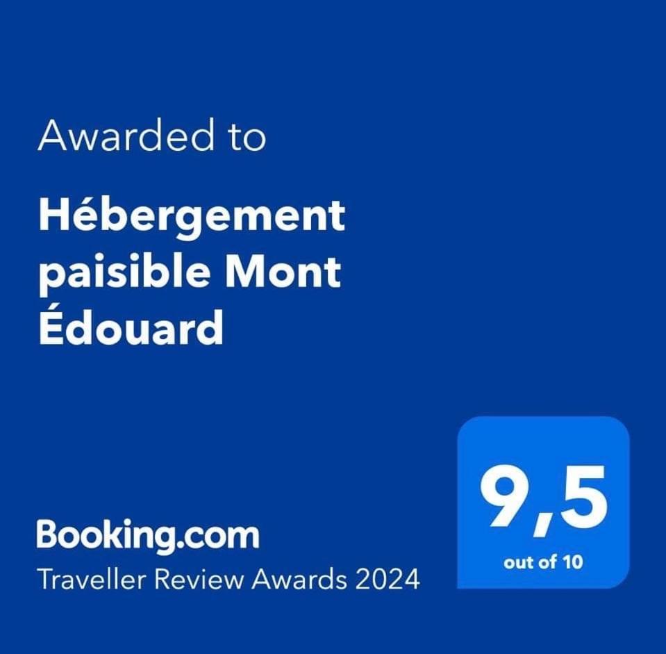 Appartement Mont Edouard, Hebergement Paisible A La Montagne LʼAnse-Saint-Jean Εξωτερικό φωτογραφία